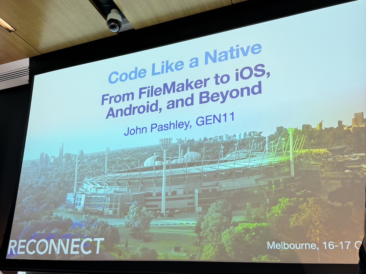 Reconnect 2025 - Extending FileMaker with React Native